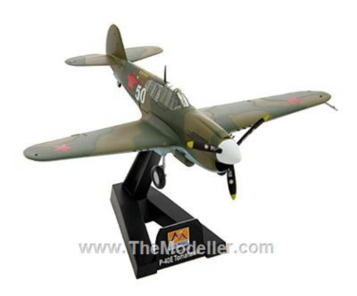 Easy Model 1/72 P-40E Kittyhawk 154IAP 1942 Assembled Model [37275]
