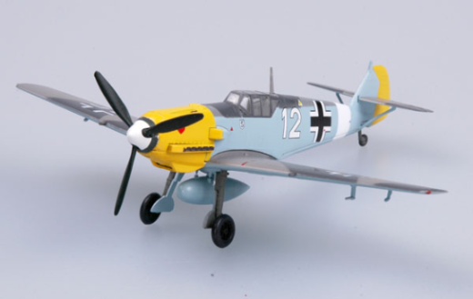 Easy Model 1/72 Bf109E-7/TROP 7/JG26 Messerschmitt Assembled Model [37276]