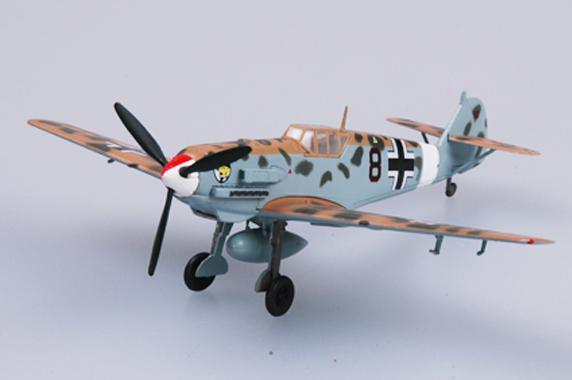 Easy Model 1/72 Bf109E-7/TROP 2/JG27 Messerschmitt Assembled Model [37277]