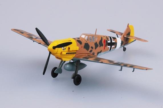 Easy Model 1/72 Bf109E-7/TROP 2/JG27 Messerschmitt Assembled Model [37278]