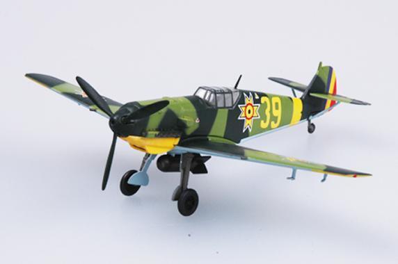 Easy Model 1/72 Bf109E-3 Messerschmitt Romanian Air Force Assembled Model [37285]
