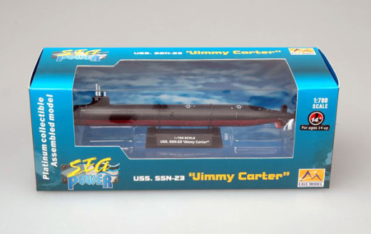 Easy Model 1/700 Submarine - USS. SSN-23 Jimmy Carter Assembled Model [37303]