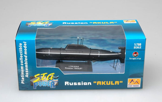 Easy Model 1/700 Submarine - Russian Akvla Assembled Model [37304]