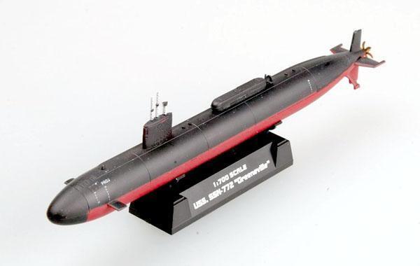 Easy Model 1/700 Submarine - USS. SSN-772 Greenville Assembled Model [37307]