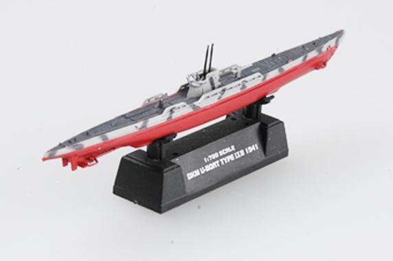 Easy Model 1/700 Submarine - German Navy U-9B 1941 Assembled Model [37317]
