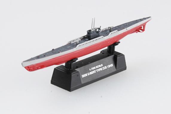 Easy Model 1/700 Submarine - German Navy U-9B 1943 Assembled Model [37318]