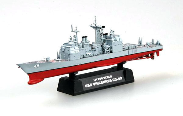 Easy Model 1/250 Warship - USS CG-49 Vincennes Cruiser Assembled Model [37402]