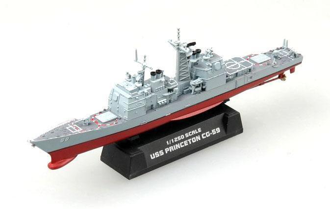 Easy Model 1/250 Warship - USS CG-59 Princeton Cruiser Assembled Model [37403]