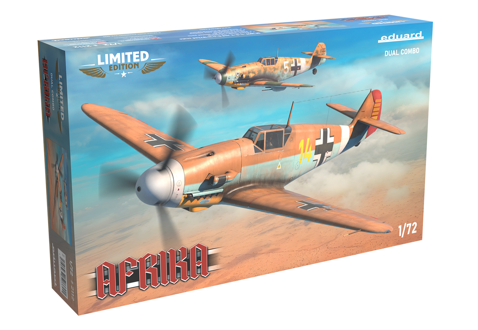 Eduard 1/72 Afrika Dual Combo Plastic Model Kit