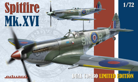 ED02117 Eduard 1/72 Spitfire Mk.XVI DUAL COMBO Plastic Model Kit