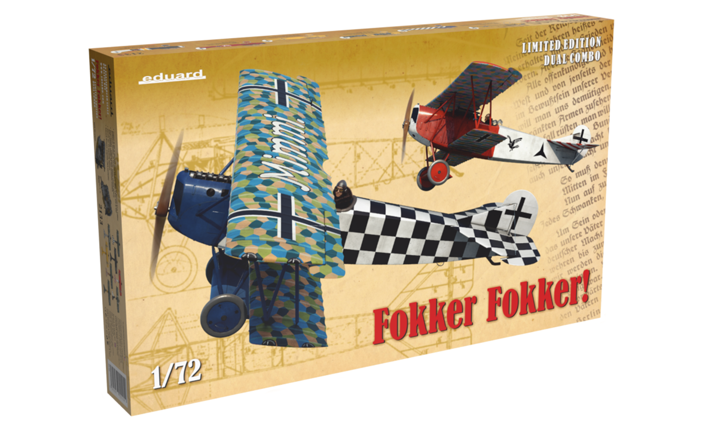 ED02133 Eduard 1/72 Fokker Fokker! Plastic Model Kit Eduard
