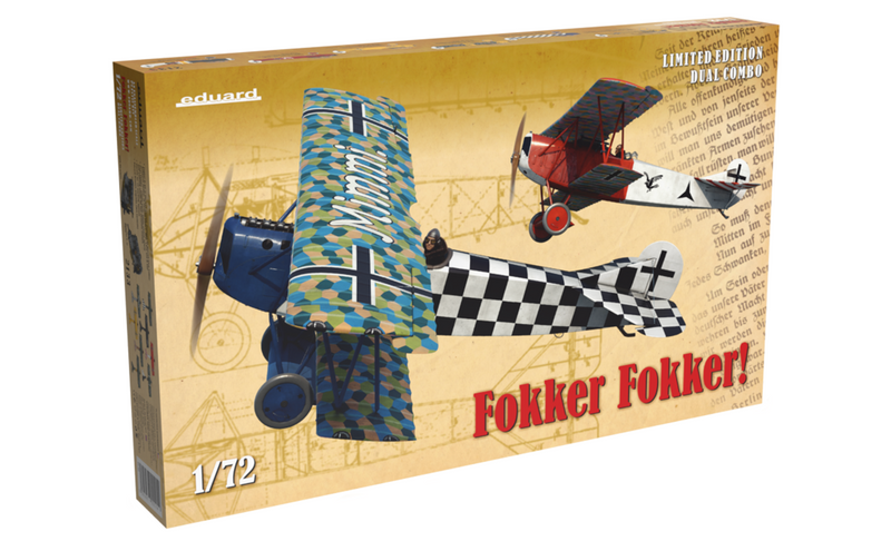 ED02133 Eduard 1/72 Fokker Fokker! Plastic Model Kit