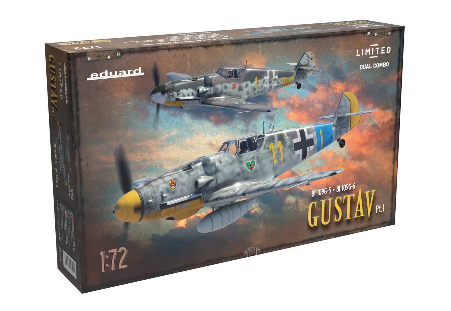 Eduard 1/72 Gustav Pt.1 Dual Combo Plastic Model Kit