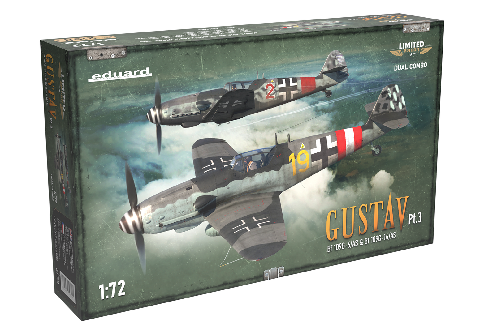 Eduard 1/72 Gustav Pt. 3 Dual Combo Plastic Model Kit