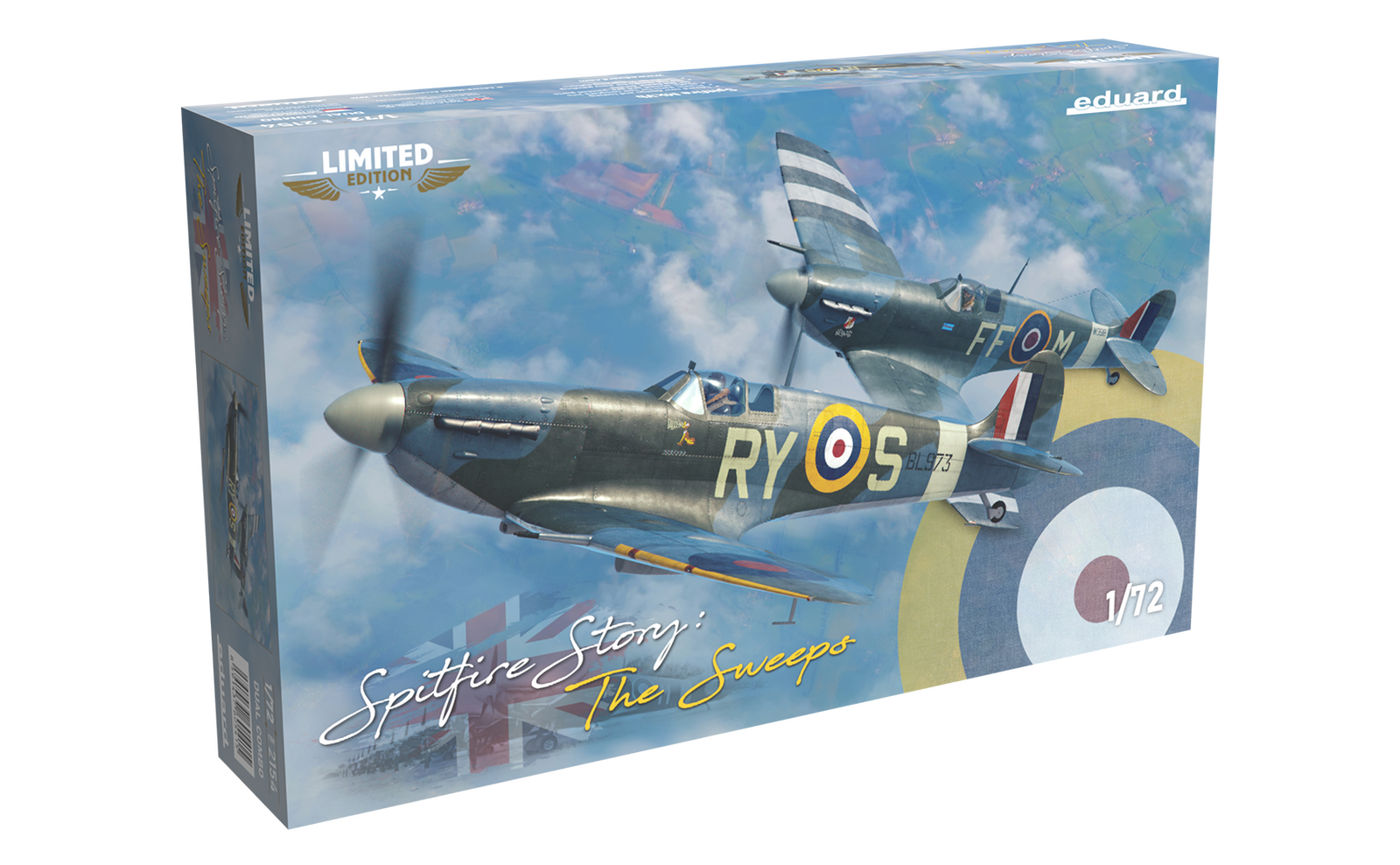 Eduard 1/72 Spitfire Story: The Sweeps Dual Combo Plastic Model Kit