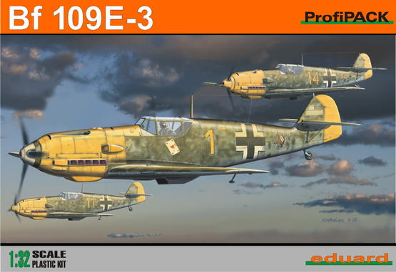 ED03002 Eduard 1/32 Bf 109E-3 Plastic Model Kit