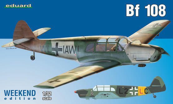 ED03404 Eduard 1/32 German WWII Bf 108 Weekend edition