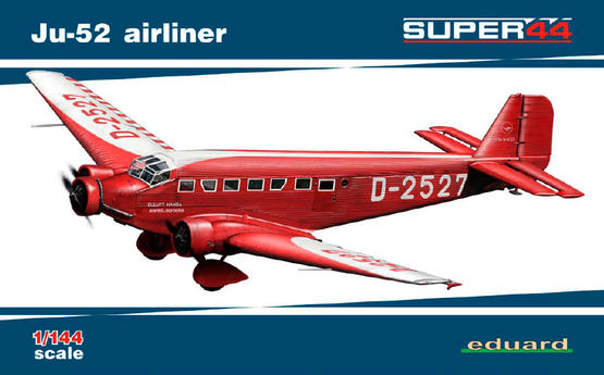 ED04423 Eduard 1/144 Ju 52 airliner Plastic Model Kit Eduard