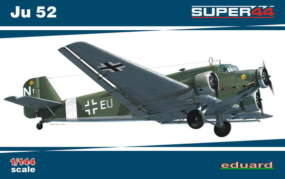 ED04424 Eduard 1/144 Ju 52 Plastic Model Kit Eduard