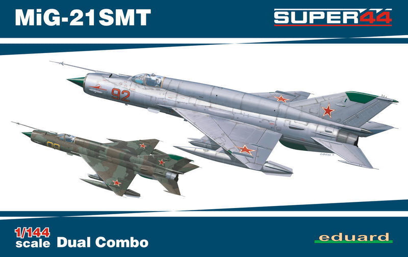 ED04426 Eduard 1/144 MiG-21SMT DUAL COMBO Plastic Model Kit
