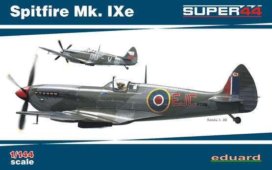 ED04428 Eduard 1/144 Spitfire Mk.IXe DUAL COMBO Plastic Model Kit