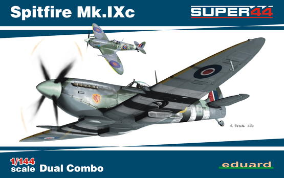 ED04429 Eduard 1/144 Spitfire Mk.IXc DUAL COMBO Plastic Model Kit
