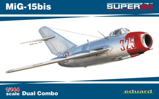 ED04442 Eduard 1/144 MiG-15bis DUAL COMBO Plastic Model Kit