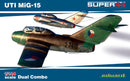ED04444 Eduard 1/144 UTI MiG-15 Dual Combo Plastic Model Kit Eduard