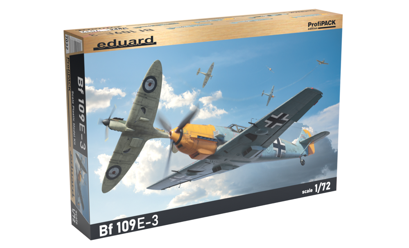 Eduard 1/72 Bf 109E-3 ProfiPACK Plastic Model Kit [7032]