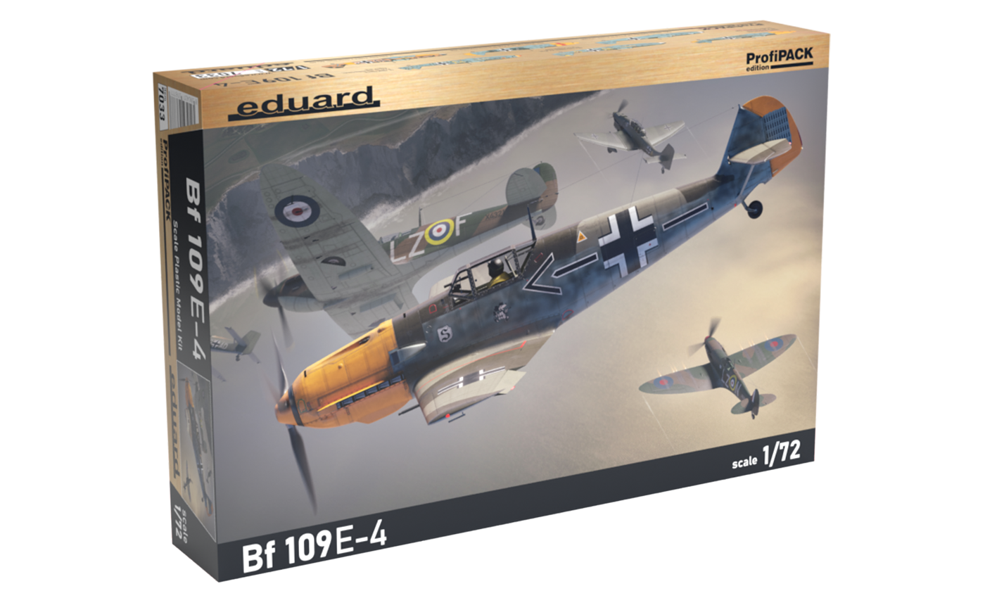 Eduard 1/72 Bf 109E-4 ProfiPACK Plastic Model Kit [7033]