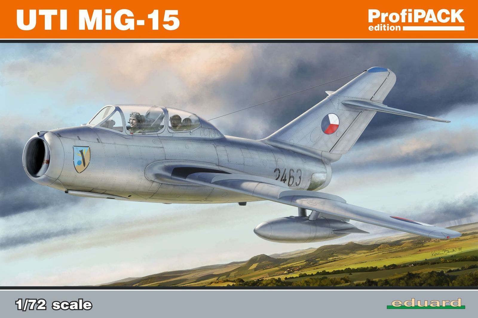 ED07055 Eduard 1/72 UTI MiG-15 Plastic Model Kit Eduard