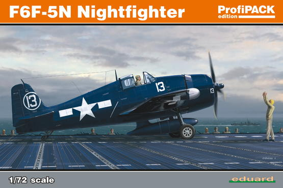 Eduard 1/72 F6F-5N Nightfighter Plastic Model Kit