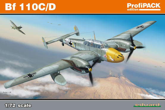 ED07081 Eduard 1/72 Bf 110C/D Plastic Model Kit