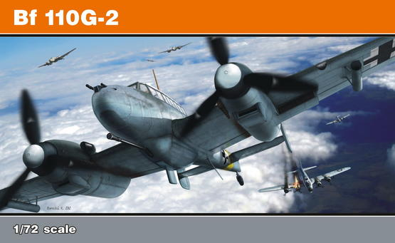 ED07085 Eduard 1/72 Bf 110G-2 Plastic Model Kit