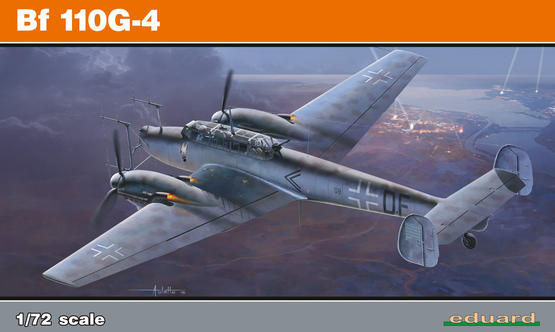 Eduard 1/72 Bf 110G-4 Plastic Model Kit
