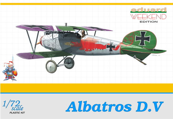 ED07402 Eduard 1/72 Albatros D.V Plastic Model Kit