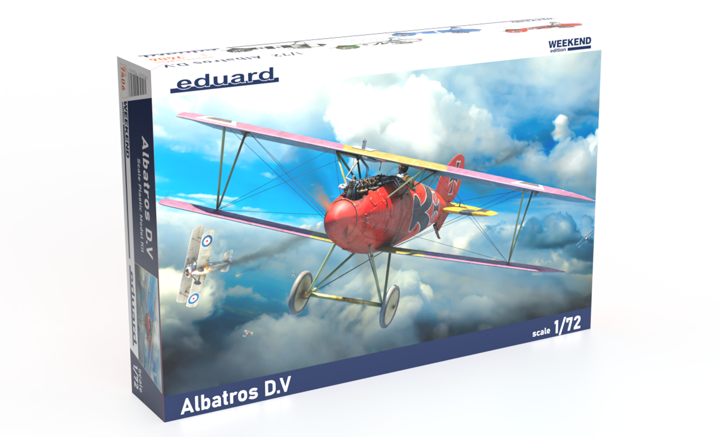 Eduard 1/72 Albatros D.V Plastic Model Kit