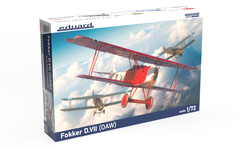 ED07407 Eduard 1/72 Fokker D.VII (OAW) Plastic Model Kit