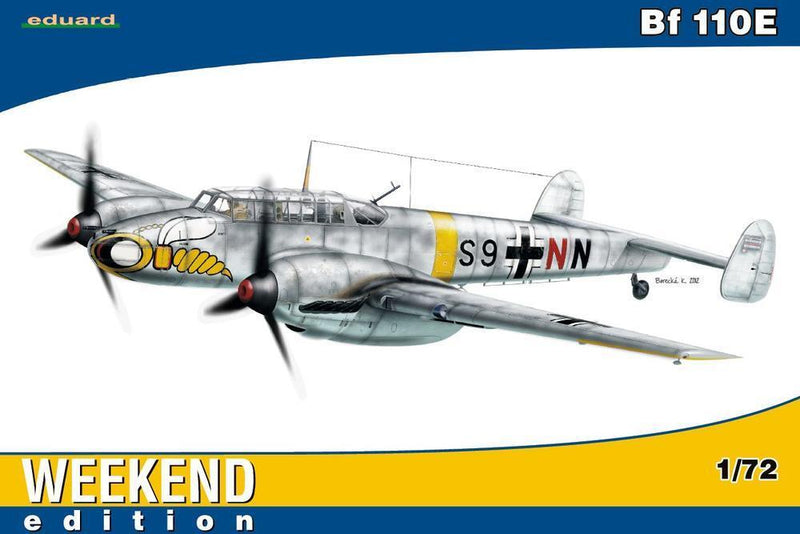 ED07419 Eduard 1/72 Bf 110E Plastic Model Kit