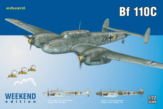 ED07426 Eduard 1/72 Bf 110C Plastic Model Kit