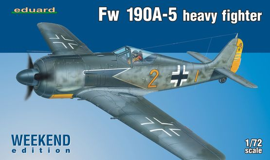 ED07436 Eduard 1/72 Fw 190A-5 heavy fighter Plastic Model Kit