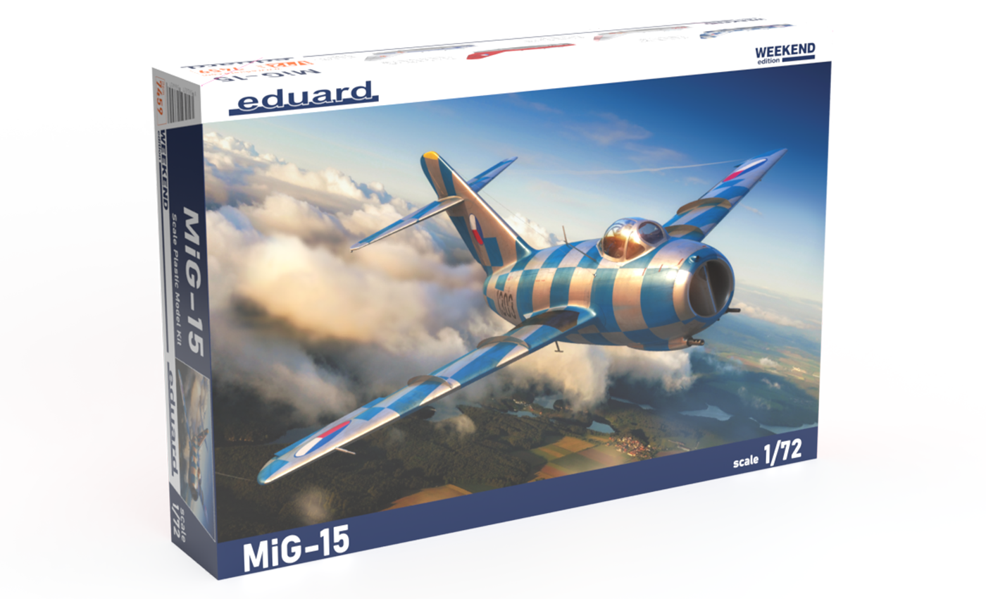 ED07459 Eduard 1/72 MiG-15 Plastic Model Kit [7459] Eduard