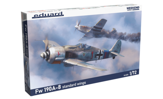ED07463 Eduard 1/72 Fw 190A-8 standard wings Plastic Model Kit [07463] Eduard