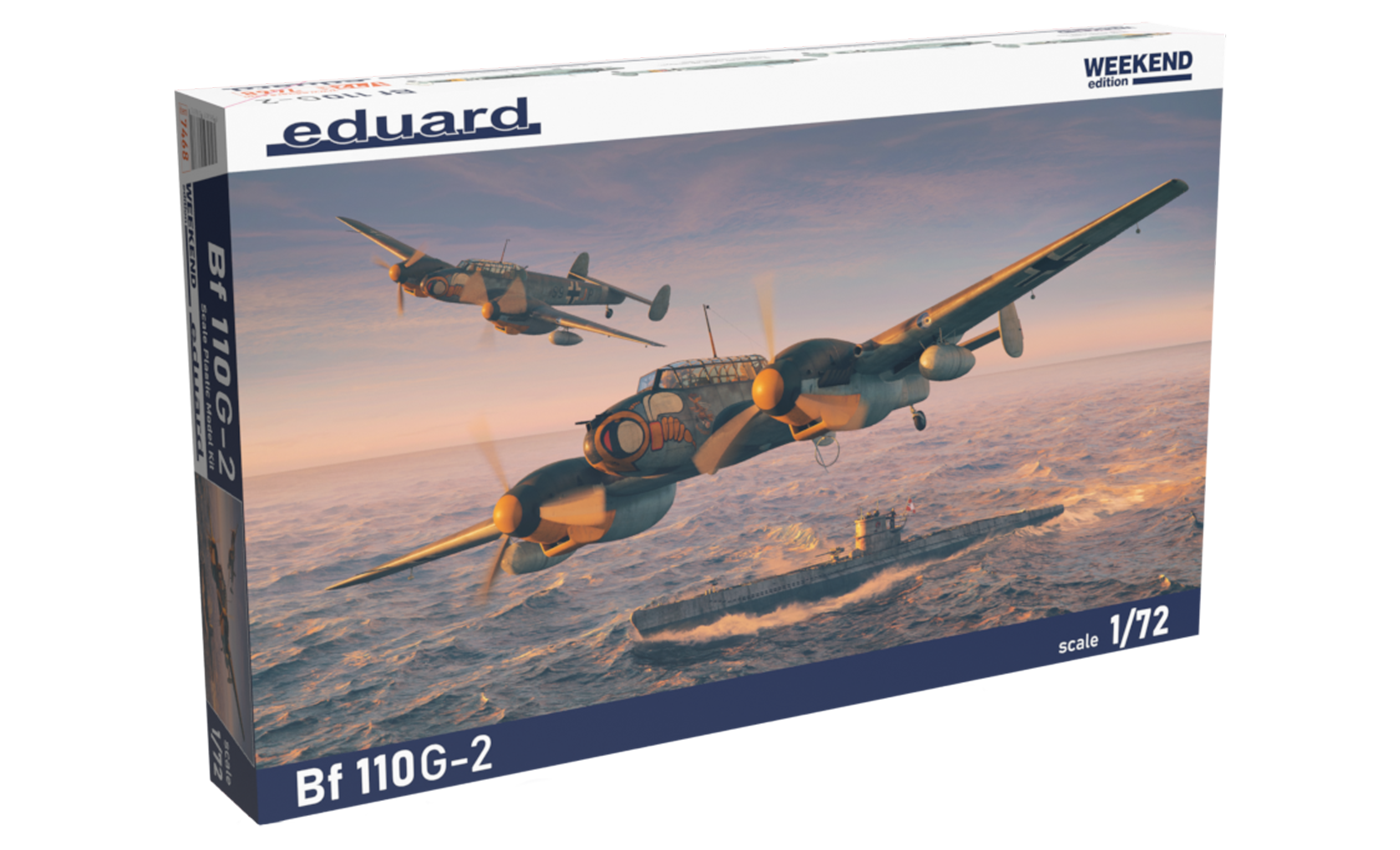 Eduard 1/72 Bf 110G-2 Plastic Model Kit