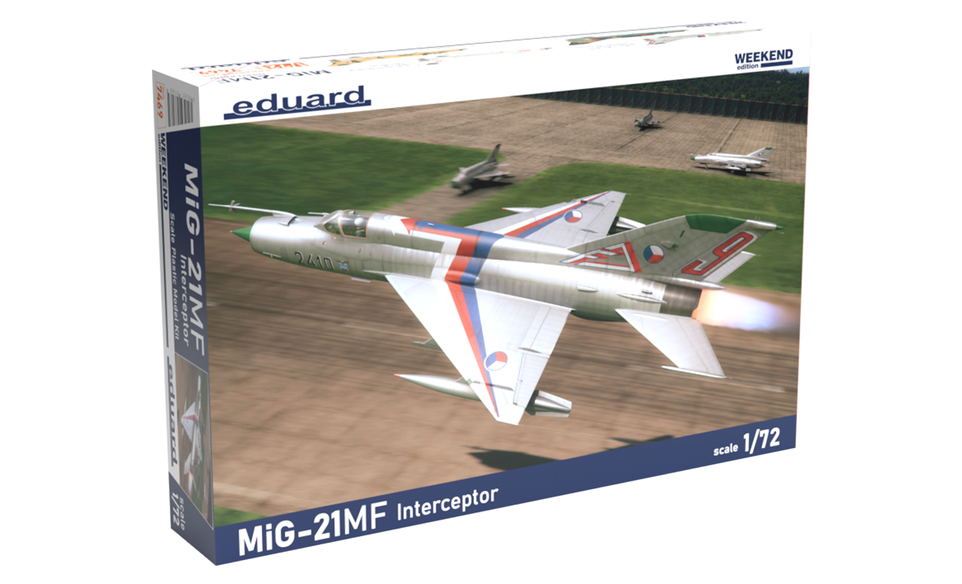 Eduard 1/72 MiG-21MF Interceptor Plastic Model Kit