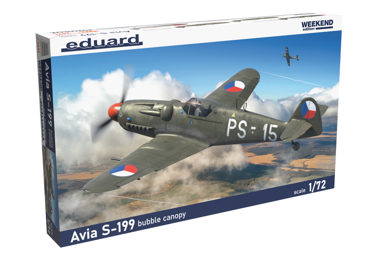 Eduard 1/72 S-199 Bubble Canopy Plastic Model Kit