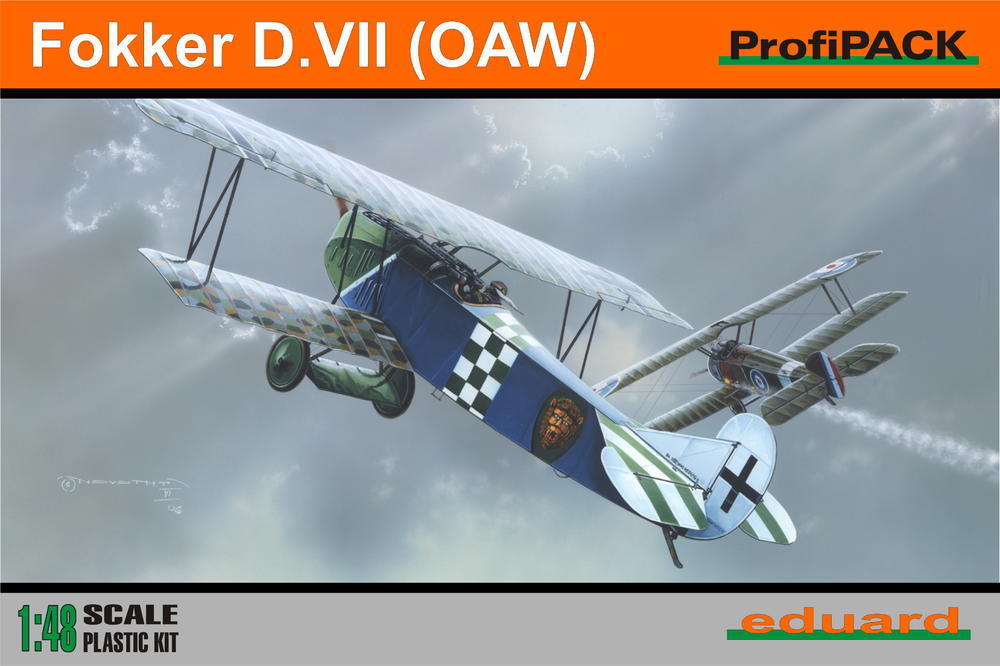 ED08131 Eduard 1/48 Fokker D.VII O.A.W. Plastic Model Kit Eduard