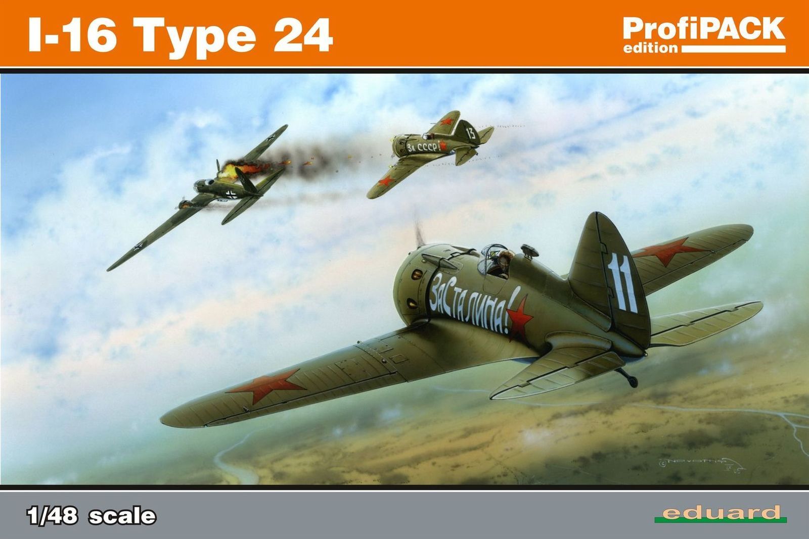 Eduard 1/48 I-16 type 24 Plastic Model Kit