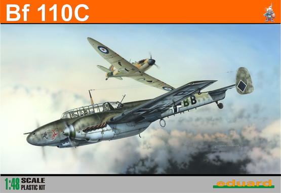 ED08201 Eduard 1/48 Bf 110C Plastic Model Kit