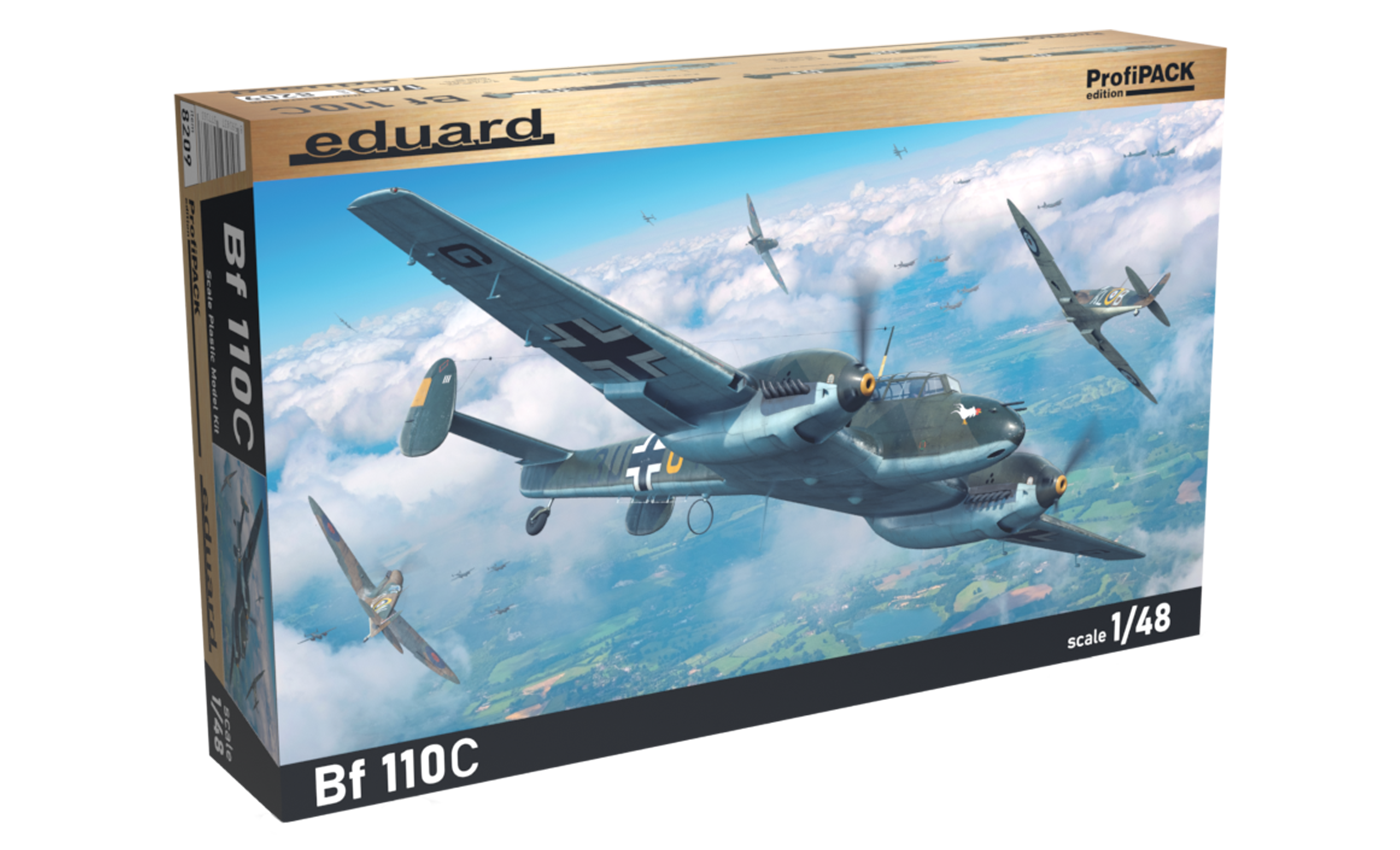 Eduard 1/48 Messerschmitt Bf 110C Plastic Model Kit